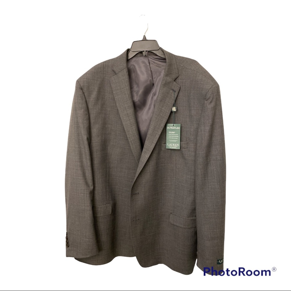 Ralph Lauren NWT $425 Loomis 100%Wool Suit Sport Coat Jacket 58 Long